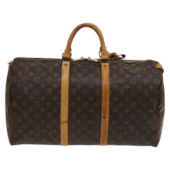 LOUIS VUITTON Monogram Keepall 50 Boston Bag M41426 LV Auth 118549 - Picture 2 of 16